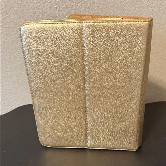 Tory Burch Metallic Gold iPad Sleeve - Picture 3 of 8